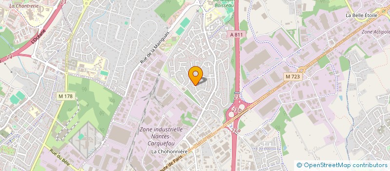 localisation de l'entreprise MONSIEUR ADRIEN GUICHAOUA à CARQUEFOU