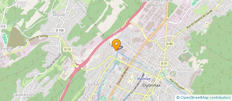localisation de l'entreprise MONSIEUR ADRIEN GUILLAUD à OYONNAX