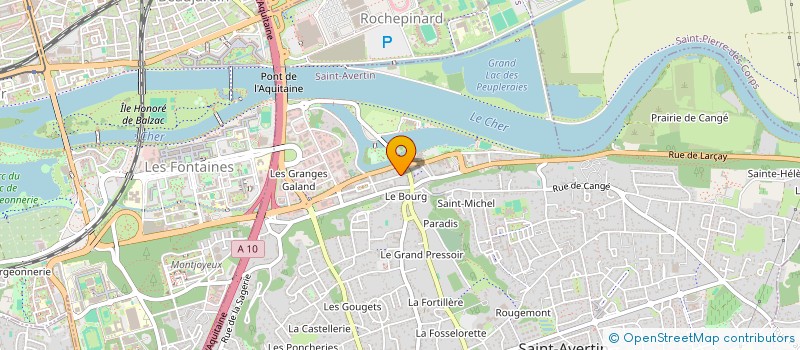 localisation de l'entreprise MONSIEUR ADRIEN GUILLAUME  SAINT-AVERTIN
