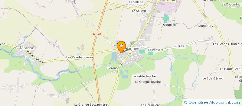 localisation de l'entreprise MONSIEUR ADRIEN GUILLET à RANNEE