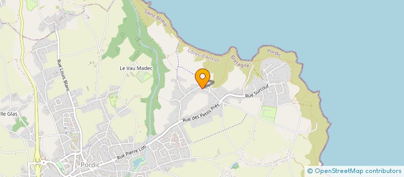 localisation de l'entreprise MONSIEUR ADRIEN GUILLOU  PORDIC