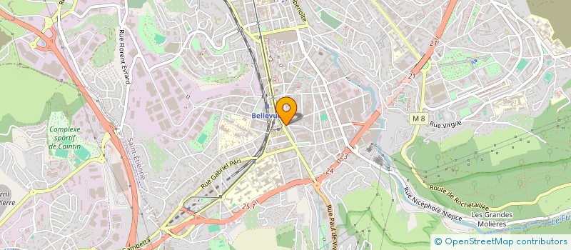 localisation de l'entreprise MONSIEUR ADRIEN GUILMO  SAINT-ETIENNE