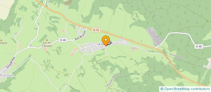 localisation de l'entreprise MONSIEUR ADRIEN GUYOT  SEPTFONTAINES