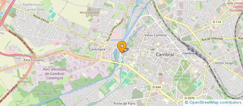 localisation de l'entreprise MONSIEUR ADRIEN HAUTECOEUR  FOREST-EN-CAMBRESIS