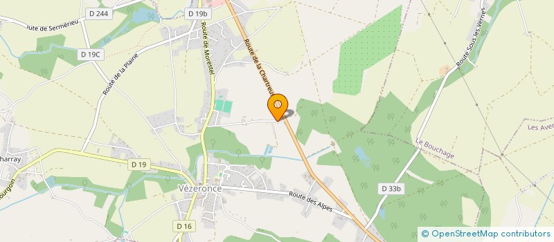 localisation de l'entreprise MONSIEUR ADRIEN HENNEBERT  VEZERONCE-CURTIN