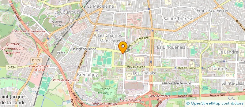 localisation de l'entreprise MONSIEUR ADRIEN HERVE  RENNES