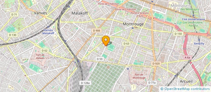 localisation de l'entreprise MONSIEUR ADRIEN HILSUM  MONTROUGE