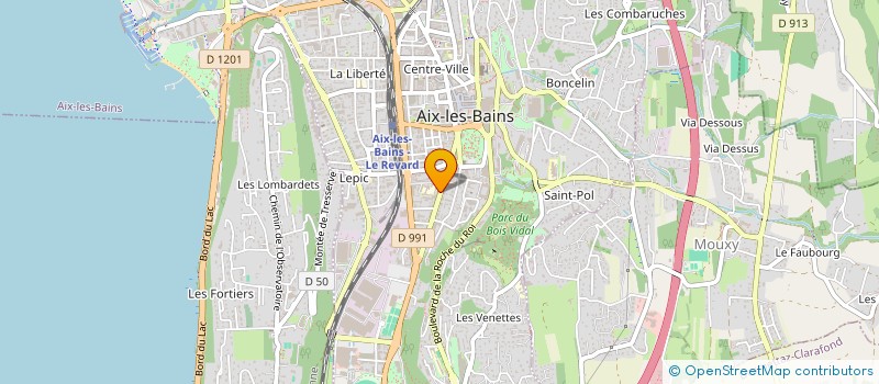 localisation de l'entreprise MONSIEUR ADRIEN HOFFMAN à AIX-LES-BAINS
