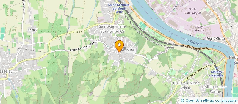 localisation de l'entreprise MONSIEUR ADRIEN HURE  SAINT-GERMAIN-AU-MONT-D OR