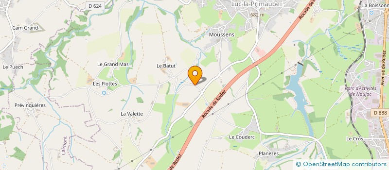 localisation de l'entreprise MONSIEUR ADRIEN ICHARD à LUC-LA-PRIMAUBE