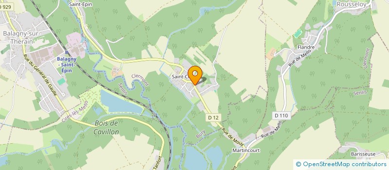 localisation de l'entreprise MONSIEUR ADRIEN INARD  BURY