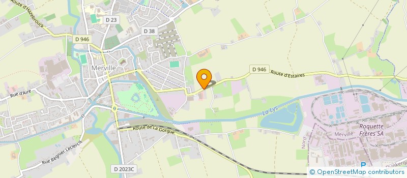 localisation de l'entreprise MONSIEUR ADRIEN JACQUES  LA GORGUE