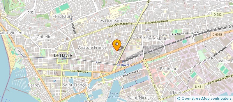 localisation de l'entreprise MONSIEUR ADRIEN JACQUET  LE HAVRE