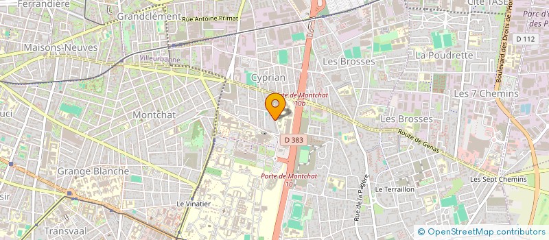 localisation de l'entreprise MONSIEUR ADRIEN JALAIN  BRON