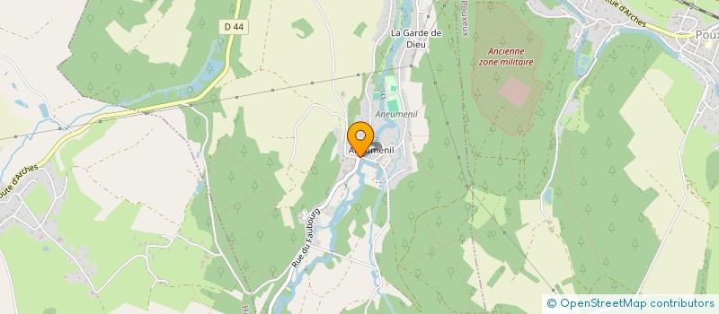 localisation de l'entreprise MONSIEUR ADRIEN JAUGEON  ARCHES