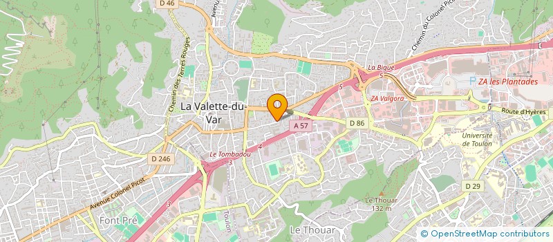localisation de l'entreprise MONSIEUR ADRIEN JEAN EDMOND LAURETTE à LA VALETTE-DU-VAR