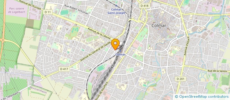 localisation de l'entreprise MONSIEUR ADRIEN JEHL  COLMAR