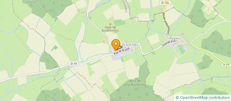 localisation de l'entreprise MONSIEUR ADRIEN JOACHIM  SAINT-PRANCHER