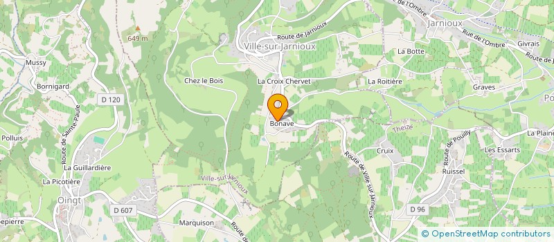 localisation de l'entreprise MONSIEUR ADRIEN JOLY VEILLITH  VILLE-SUR-JARNIOUX