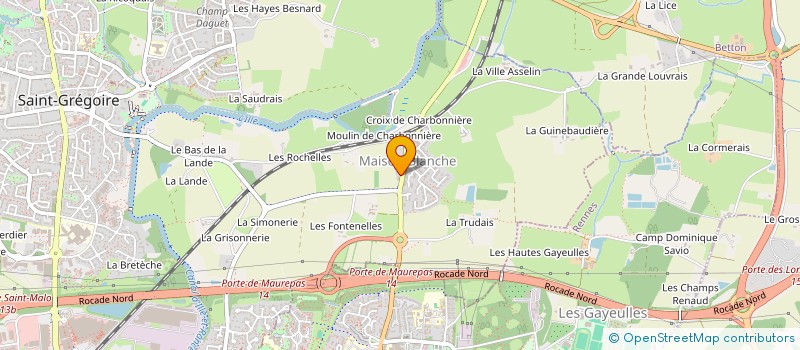 localisation de l'entreprise MONSIEUR ADRIEN JOUAN à SAINT-GREGOIRE