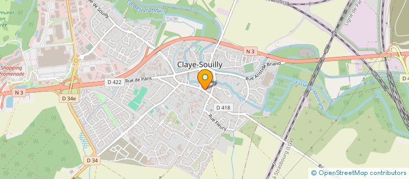 localisation de l'entreprise MONSIEUR ADRIEN JOUQUAN  CLAYE-SOUILLY