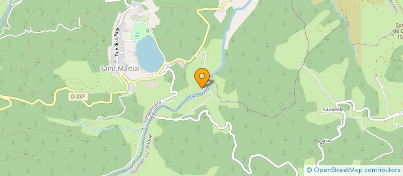 localisation de l'entreprise MONSIEUR ADRIEN JOURDAN  SAINT-MARTIAL