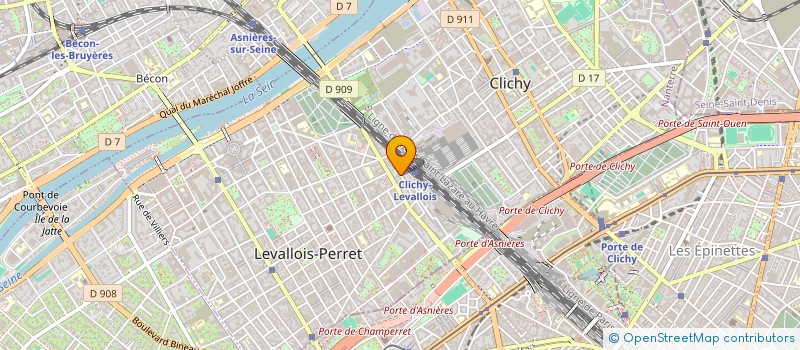 localisation de l'entreprise MONSIEUR ADRIEN JOURDIER à LEVALLOIS-PERRET