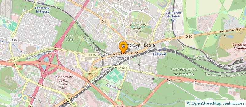 localisation de l'entreprise MONSIEUR ADRIEN KELLER à SAINT-CYR-L'ECOLE