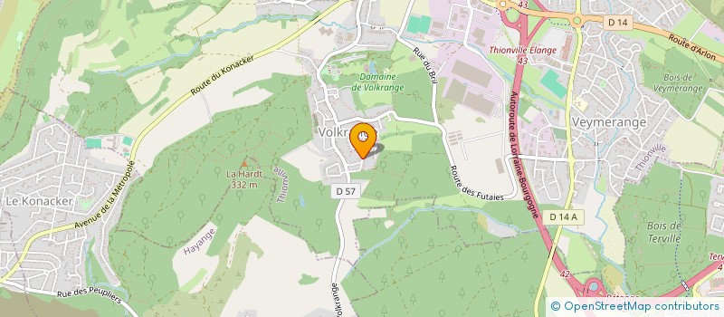 localisation de l'entreprise MONSIEUR ADRIEN KELLER  THIONVILLE