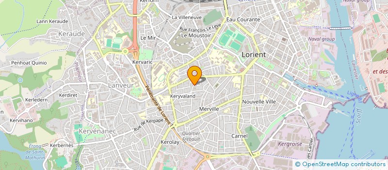 localisation de l'entreprise MONSIEUR ADRIEN KIMBOO  LORIENT