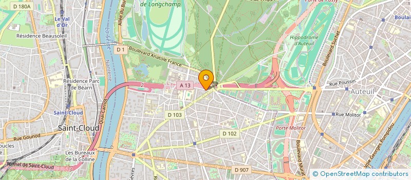 localisation de l'entreprise MONSIEUR ADRIEN KOCH à BOULOGNE-BILLANCOURT