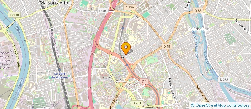 localisation de l'entreprise MONSIEUR ADRIEN KRAUZ  CRETEIL