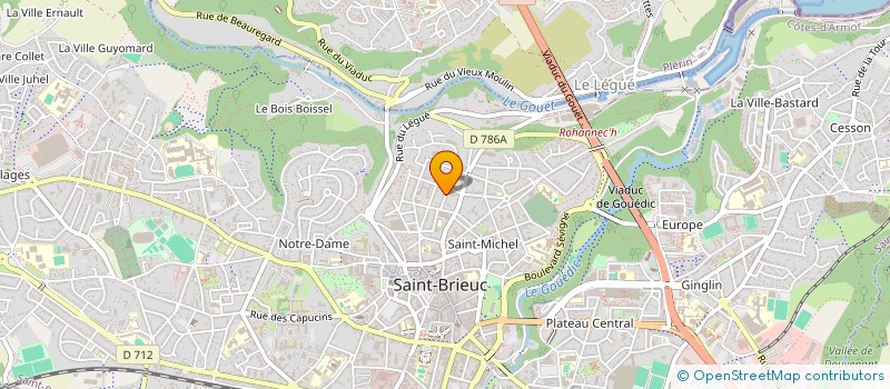 localisation de l'entreprise MONSIEUR ADRIEN KULIG à SAINT-BRIEUC