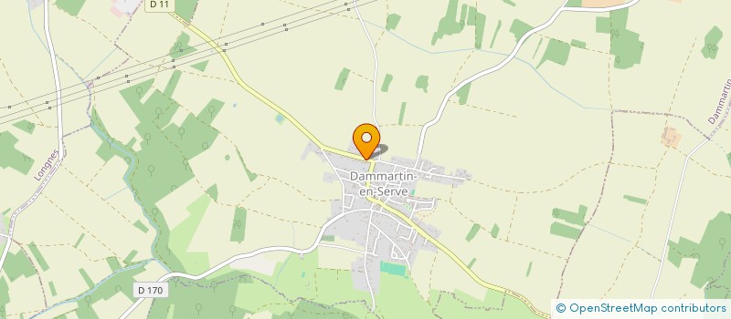 localisation de l'entreprise MONSIEUR ADRIEN L HOSTIS  DAMMARTIN-EN-SERVE