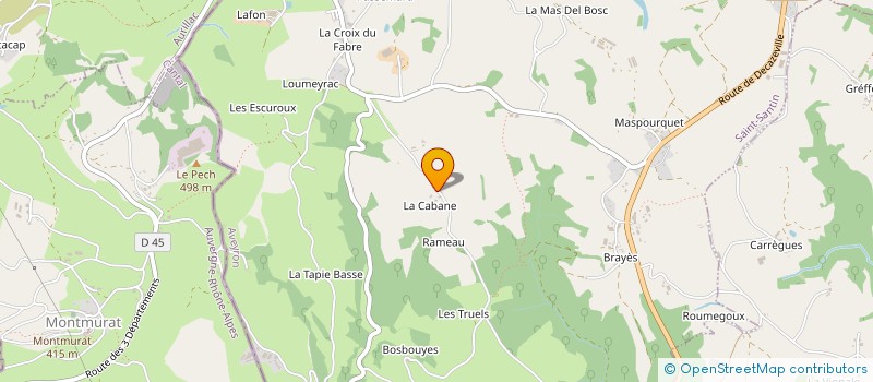 localisation de l'entreprise MONSIEUR ADRIEN LABORIE à SAINT-SANTIN