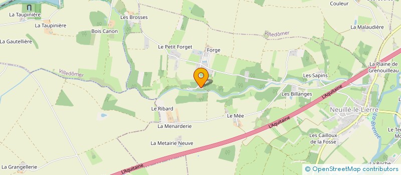 localisation de l'entreprise MONSIEUR ADRIEN LACASSAIGNE-VIVIER  NEUILLE-LE-LIERRE