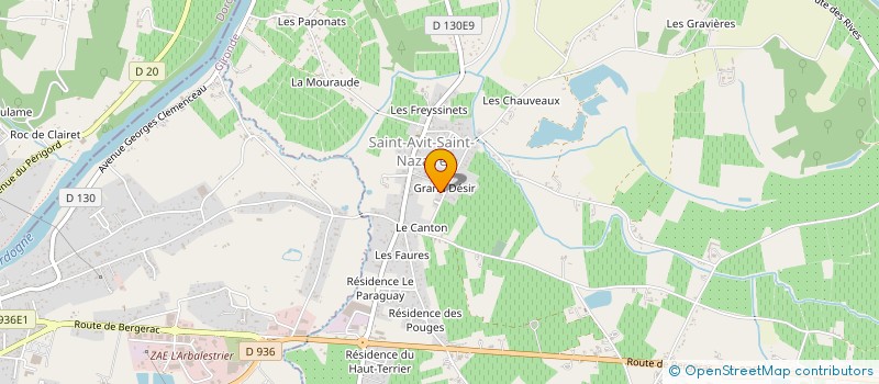 localisation de l'entreprise MONSIEUR ADRIEN LACOSTE  SAINT-AVIT-SAINT-NAZAIRE