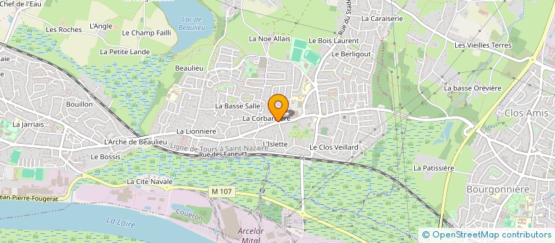 localisation de l'entreprise MONSIEUR ADRIEN LACOURPAILLE à COUERON