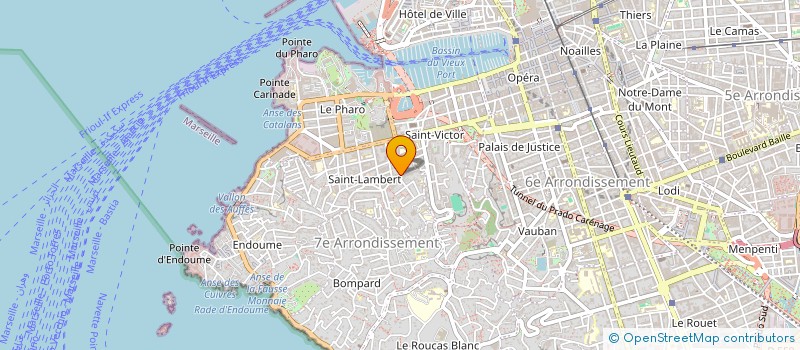 localisation de l'entreprise MONSIEUR ADRIEN LACROIX  MARSEILLE