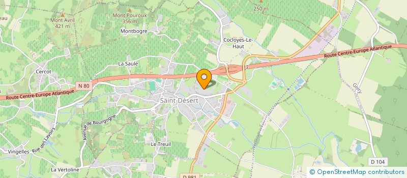 localisation de l'entreprise MONSIEUR ADRIEN LAGAREIRO  SAINT-DESERT