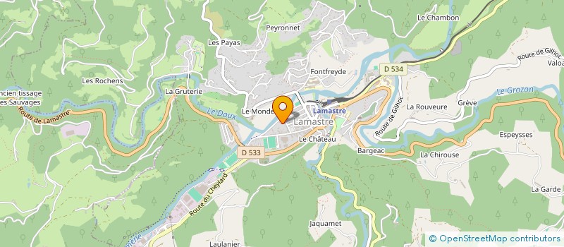 localisation de l'entreprise MONSIEUR ADRIEN LAHMAR à LAMASTRE