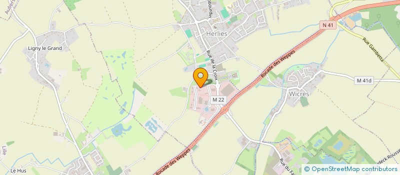 localisation de l'entreprise MONSIEUR ADRIEN LALART  HERLIES