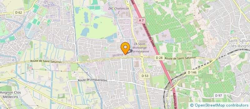 localisation de l'entreprise MONSIEUR ADRIEN LALUYAUX  VEDENE