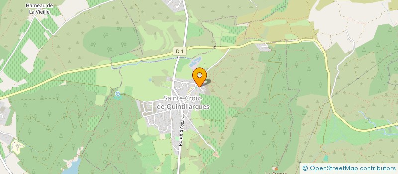localisation de l'entreprise MONSIEUR ADRIEN LAMARLE  SAINTE-CROIX-DE-QUINTILLARGUES