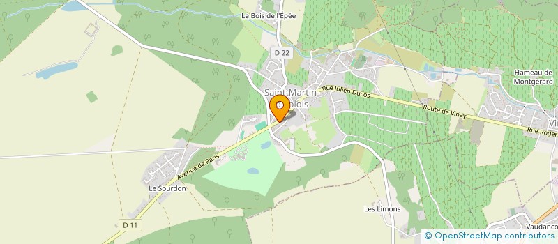 localisation de l'entreprise MONSIEUR ADRIEN LAMBOT  SAINT-MARTIN-D'ABLOIS