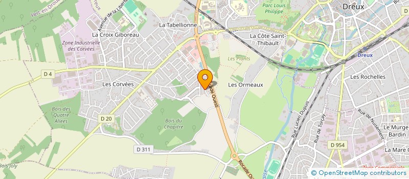 localisation de l'entreprise MONSIEUR ADRIEN LARDAIS à VERNOUILLET