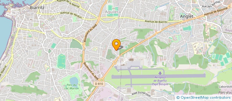 localisation de l'entreprise MONSIEUR ADRIEN LARRUCHON à BIARRITZ