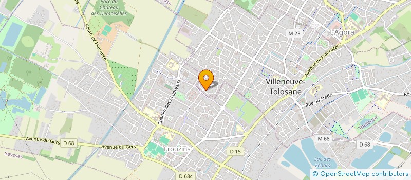 localisation de l'entreprise MONSIEUR ADRIEN LAUR à VILLENEUVE-TOLOSANE