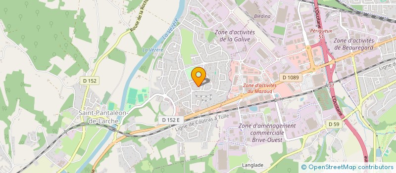 localisation de l'entreprise MONSIEUR ADRIEN LAURET  SAINT-PANTALEON-DE-LARCHE