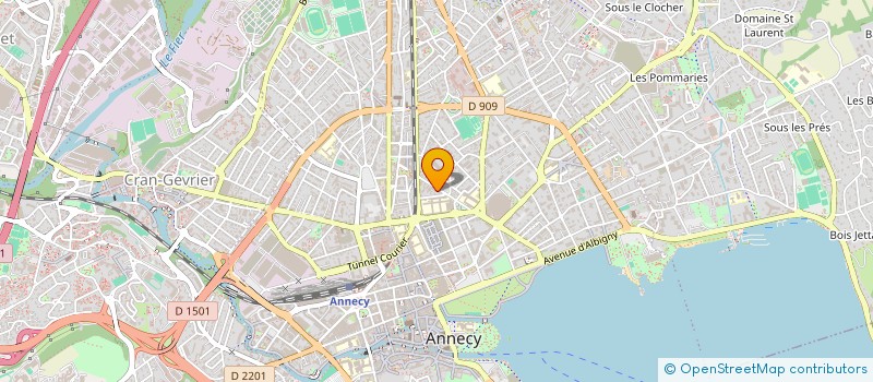 localisation de l'entreprise MONSIEUR ADRIEN LAVERGNE à ANNECY